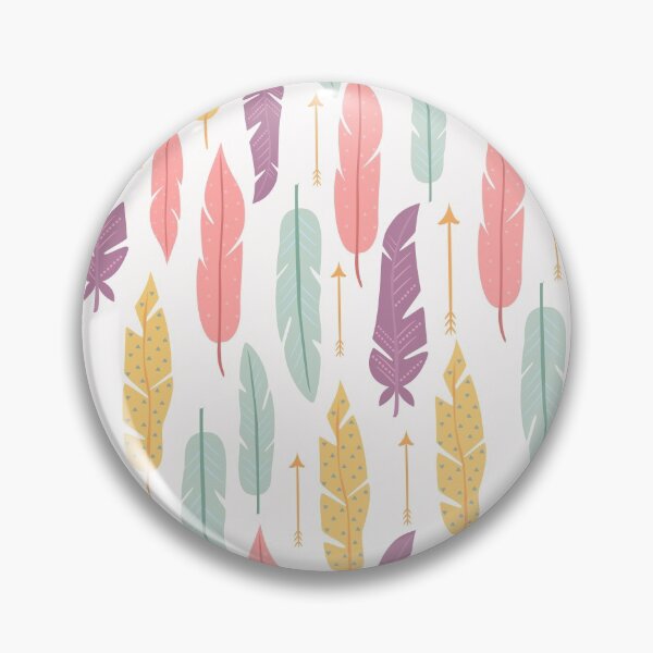 Item preview, Colorful feathers pattern designed and sold by TastefulDesigns.