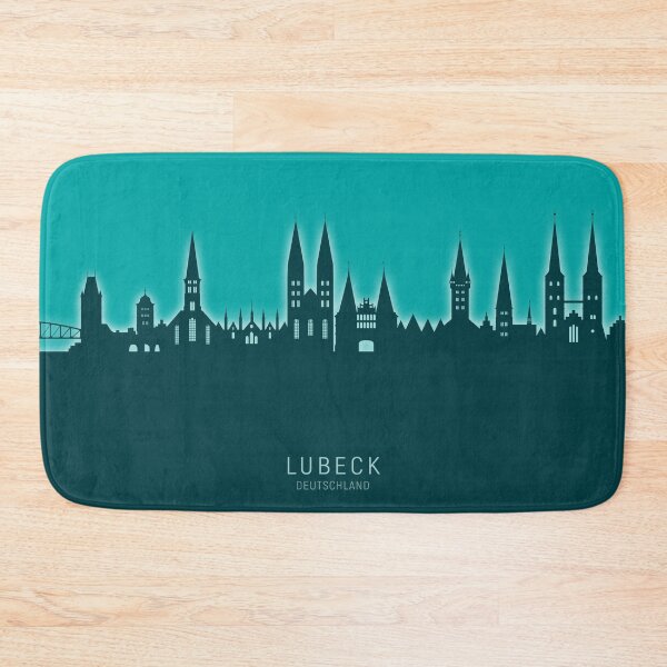 Item preview, Lubeck Germany Skyline designed and sold by ArtPrints.