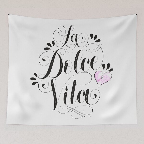 Item preview, Sweet life: Enjoy life like Italians. For typography lovers. designed and sold by Sandra Brezina.