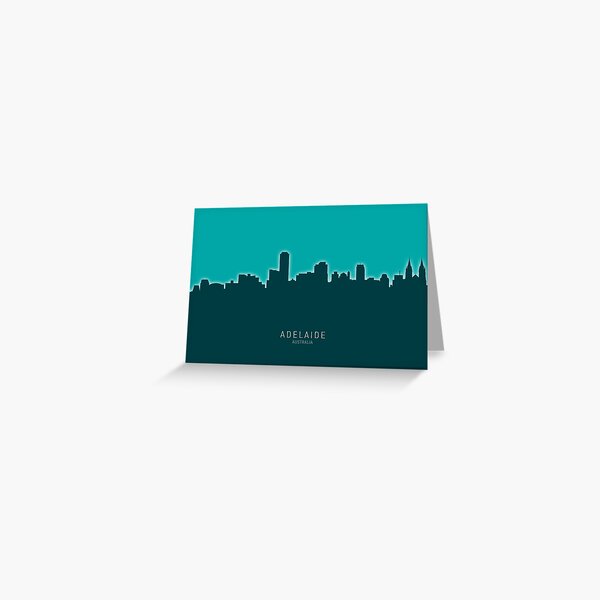 Item preview, Adelaide Australia Skyline designed and sold by ArtPrints.