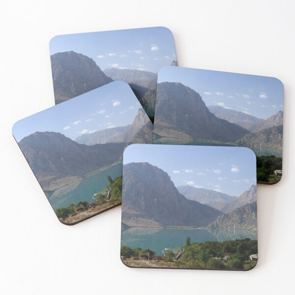 Item preview, View towards Saratog Village across Iskanderkul Lake, Tajikistan designed and sold by Geoffrey Grinton.