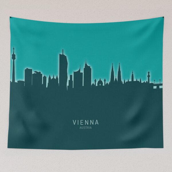 Item preview, Vienna Austria Skyline designed and sold by ArtPrints.