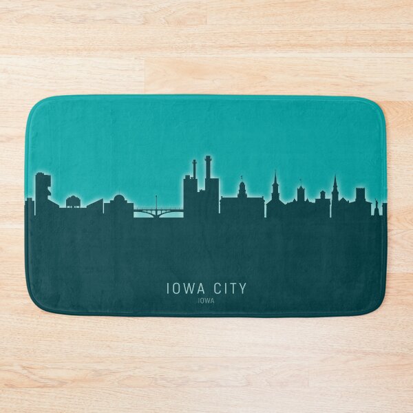 Artikelvorschau, Iowa City Iowa Skyline entworfen und verkauft von ArtPrints.