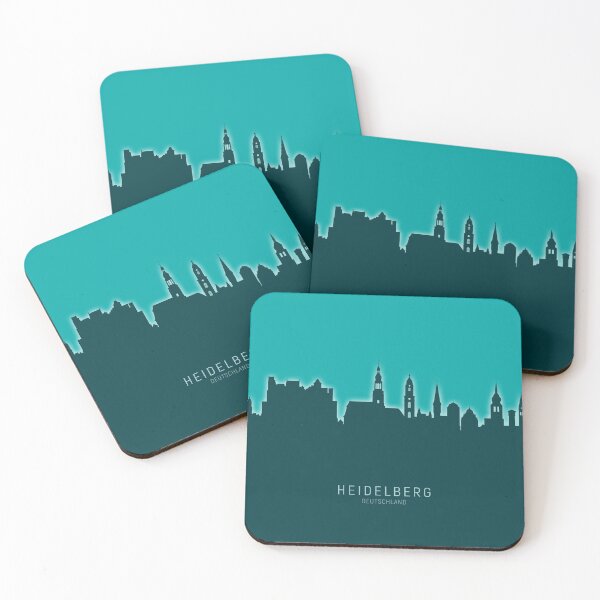 Item preview, Heidelberg Germany Skyline designed and sold by ArtPrints.