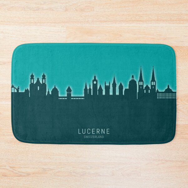 Item preview, Lucerne Switzerland Luzern Skyline designed and sold by ArtPrints.