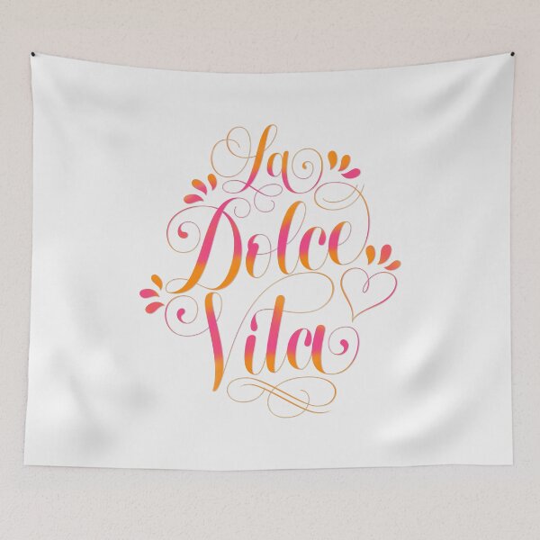 Item preview, Sweet life: Enjoy life like Italians. For typography lovers. designed and sold by Sandra Brezina.