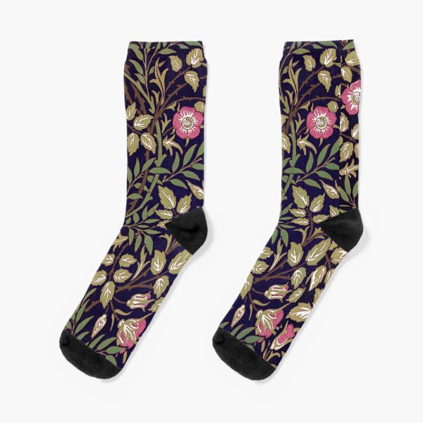 Pink Floral Socks for Sale