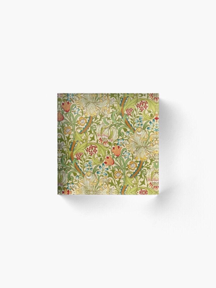 Alternate view of William Morris Golden Lily Acrylic Block