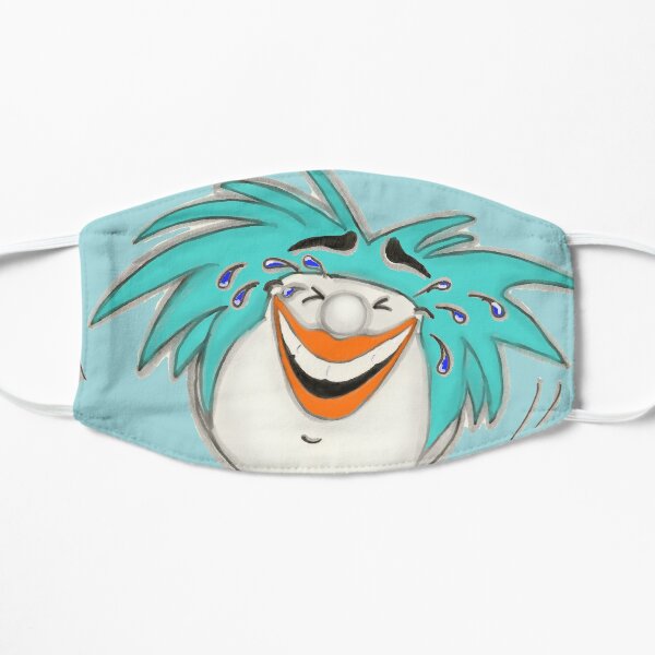 Laughing Stickwoman Flache Maske