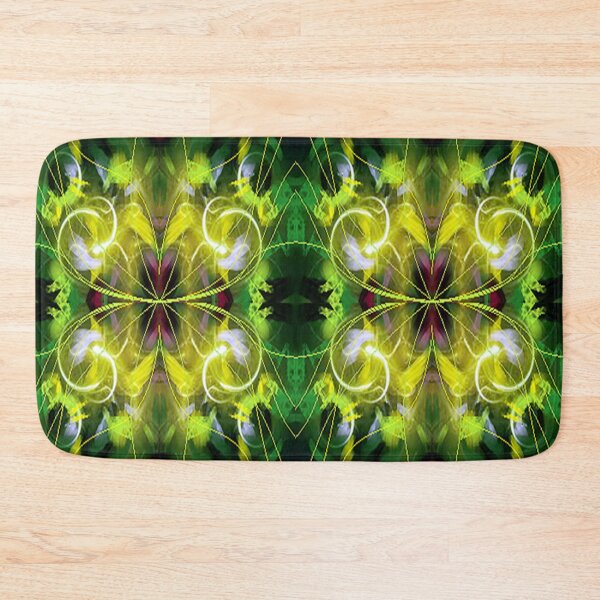 Item preview, Green and yellow abstracto,colorful abstraction, psychedelic Arte Abstracto, abstract art design designed and sold by Adri Barnard.