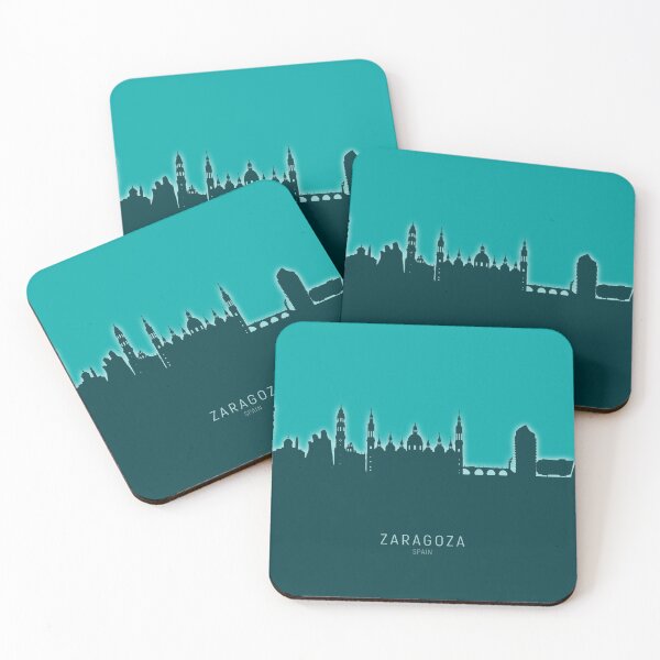 Item preview, Zaragoza Spain Skyline designed and sold by ArtPrints.
