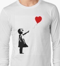 Girl with Balloons Long Sleeve T-Shirt