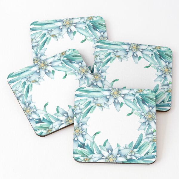 Item preview, Watercolor edelweiss  designed and sold by Ekaterina Glazkova.