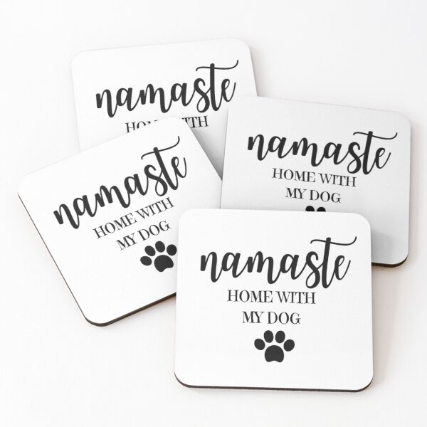 Item preview, Namaste Home With My Dog designed and sold by CatMonkStudios.