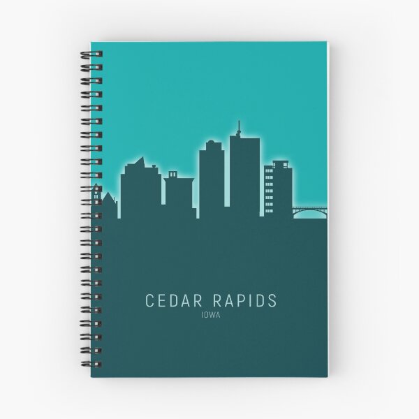 Item preview, Cedar Rapids Iowa Skyline designed and sold by ArtPrints.