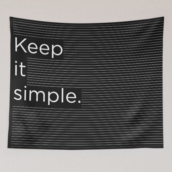 Item preview, Keep it simple. designed and sold by DesignTreasure.