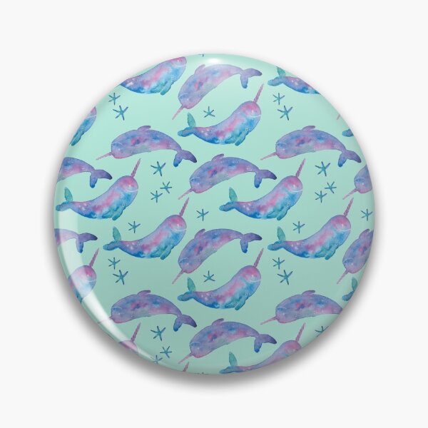 Item preview, watercolour Narwhals designed and sold by Kimmygowland.