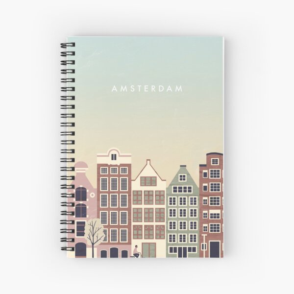 Item preview, Amsterdam travel poster designed and sold by katinkareinke.