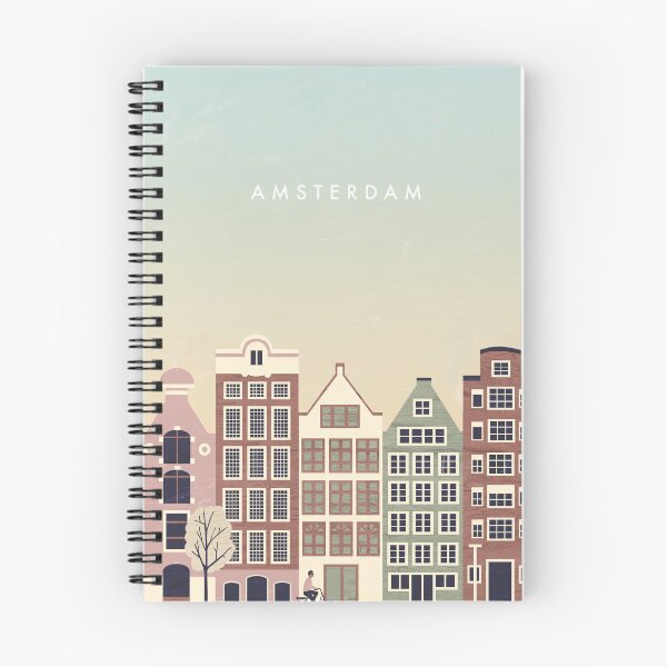 Artikelvorschau, Amsterdam Travel Poster entworfen und verkauft von katinkareinke.