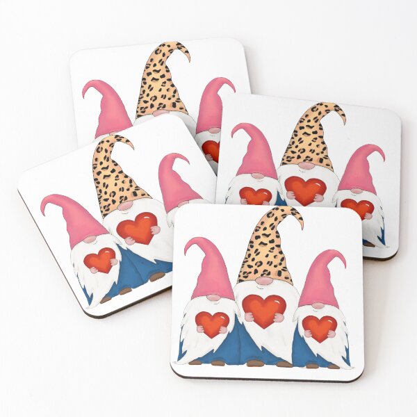 Item preview, Leopard gnome Valentine’s day designed and sold by -Lumisa-Design-.