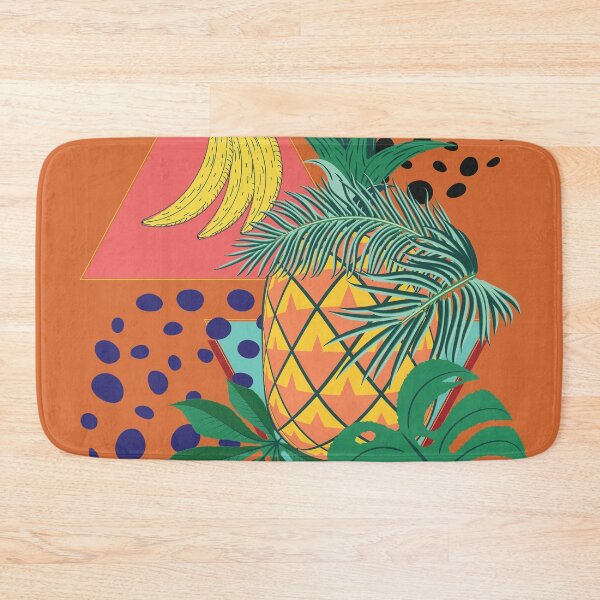 Item preview, Abstract pineapple with exotic leaves designed and sold by AnnArtshock.