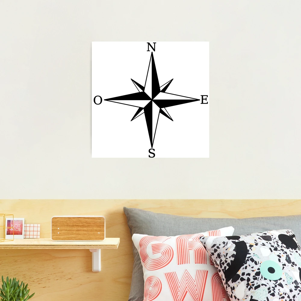 compass rose, four cardinal points Photographic Print by loiret1958