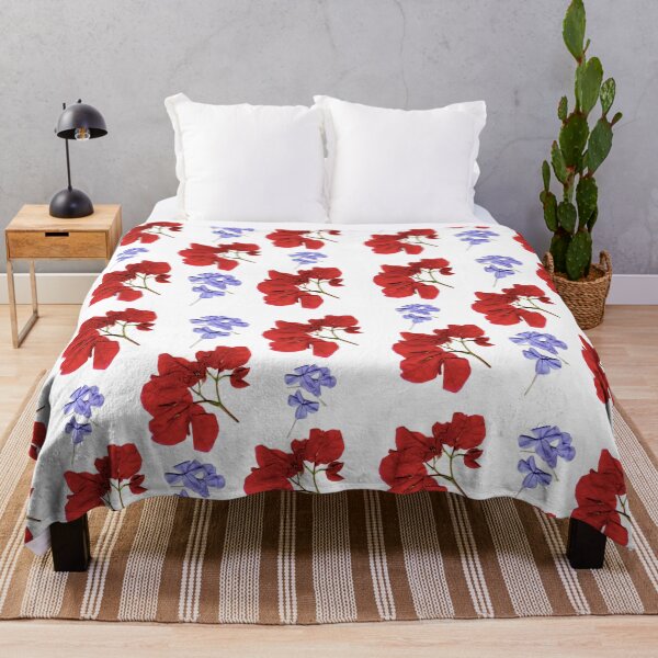 Item preview, Red and Purple Flowers designed and sold by LauraRepoOrtega.