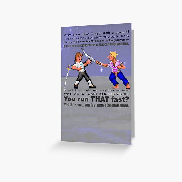 Swords Greeting Cards Redbubble - sword fighting roblox national