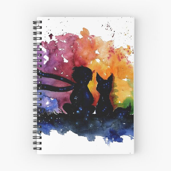 Item preview, Prince fox book watercolor friendship designed and sold by ILoresart.