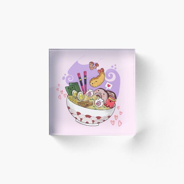Ramen Melody Acrylic Block