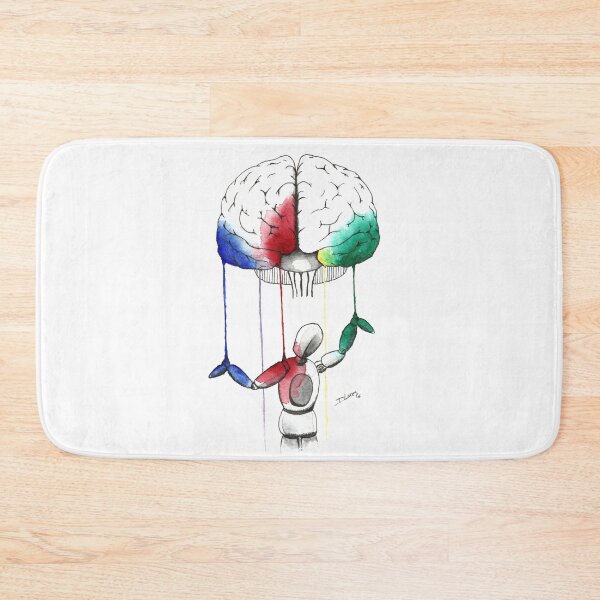 Item preview, Brain puppet watercolor designed and sold by ILoresart.
