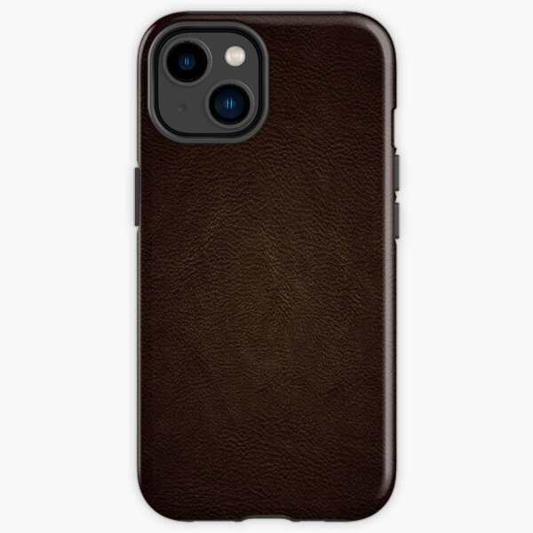 Dark Leather Save The Animals Donor iPhone Tough Case