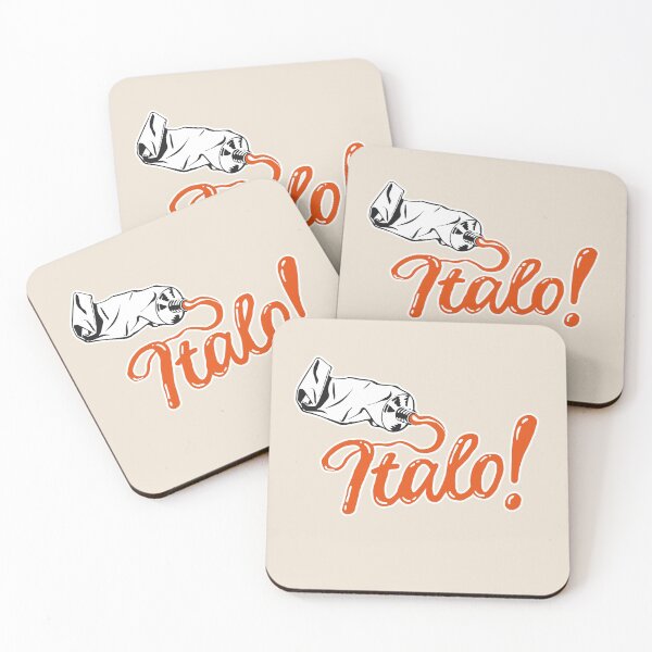 Item preview, Italo! (orange text) designed and sold by futurytmi.
