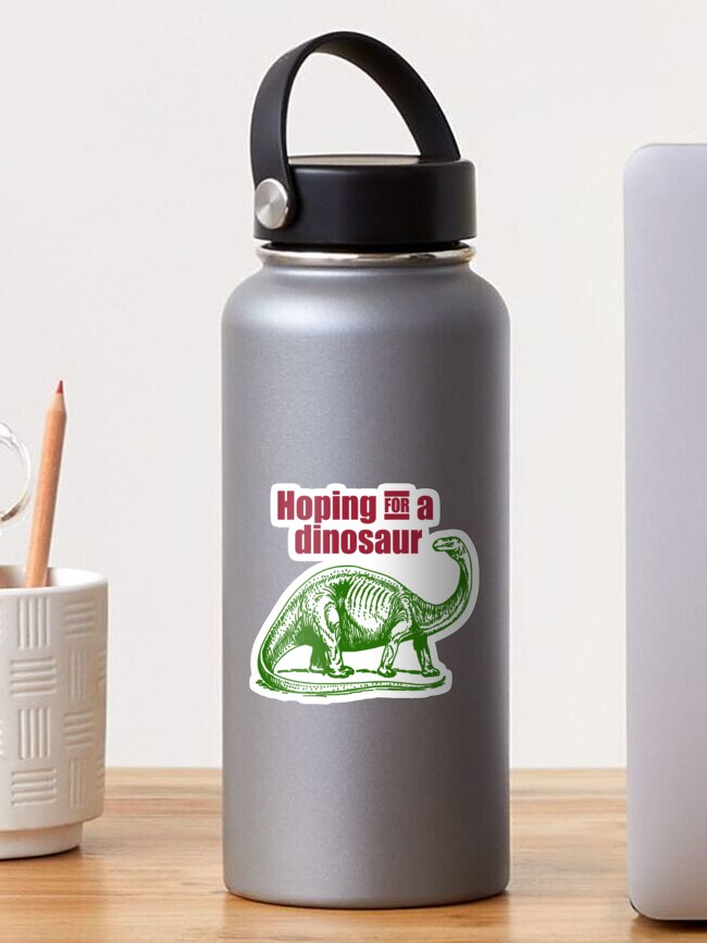 Hoping For Dinosaur Lizard Dino Ark Jurassic Sticker By Ibljutiy Redbubble