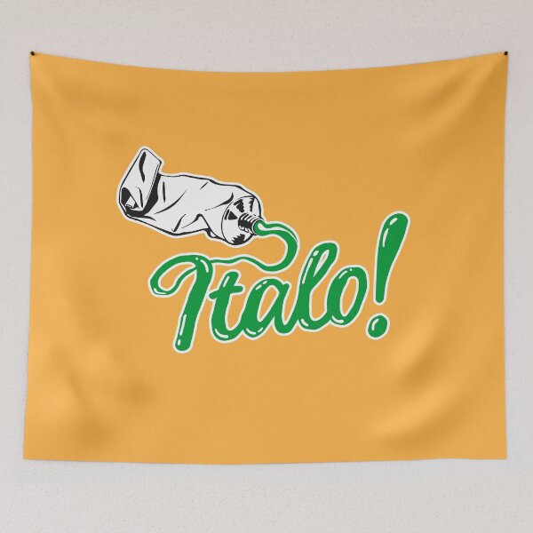 Item preview, Italo! (green text) designed and sold by futurytmi.