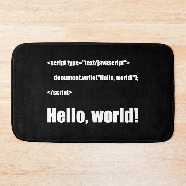 Item preview, Hello, World! designed and sold by auraclover.