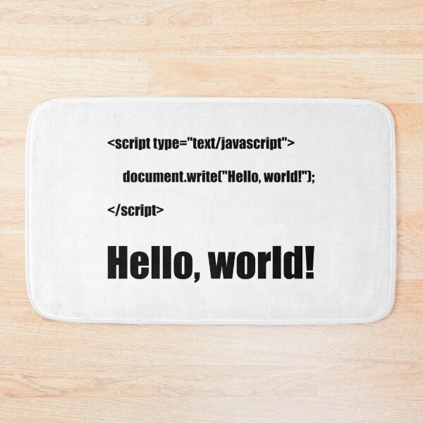 Item preview, Hello, World! designed and sold by auraclover.