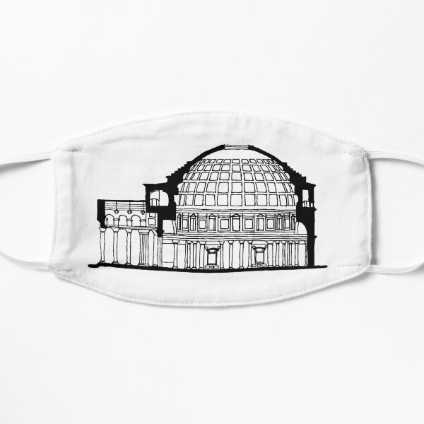 Pantheon Rome Flat Mask
