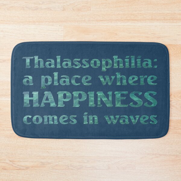 Item preview, Thalassophilia A Place Where Happiness Comes In Waves designed and sold by taiche.