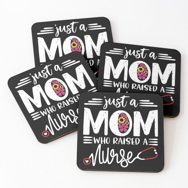 Item preview, Just a Mom who raised a Nurse - Mother's Day Nurse Mom Gift  designed and sold by gowthama.
