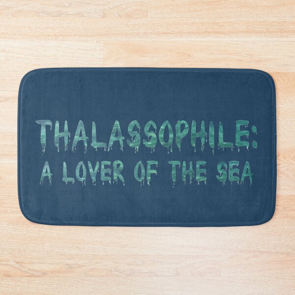 Item preview, Thalassophile: A Lover Of The Sea Vector Art Text designed and sold by taiche.