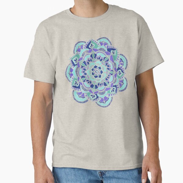 Item preview, Royal Blue, Teal, Mint & Purple Mandala Flower designed and sold by Tangerine-Tane.