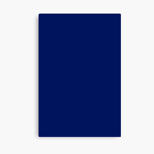 Plain Navy Blue Canvas Prints for Sale Redbubble