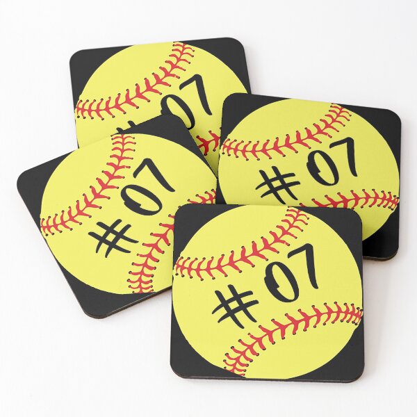 Item preview, Softball Player Back No Number 07 #07 Ball Sport Sticker Gift designed and sold by theshirtinator.