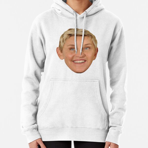 ellen red face sweatshirt