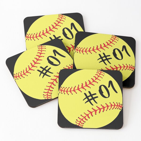 Item preview, Softball Player Back No  Number 01 #01 Ball Sport Sticker designed and sold by theshirtinator.