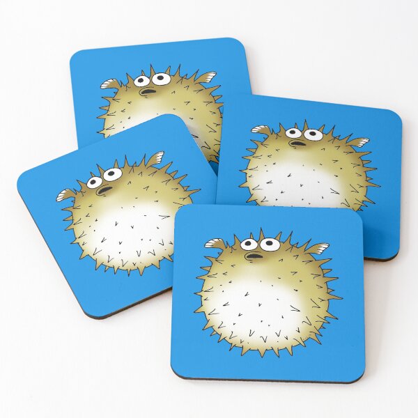 Item preview, Unique puffer fish sea animal designed and sold by CuteCartoon.