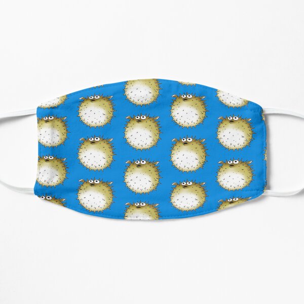 Unique puffer fish sea animal Mask