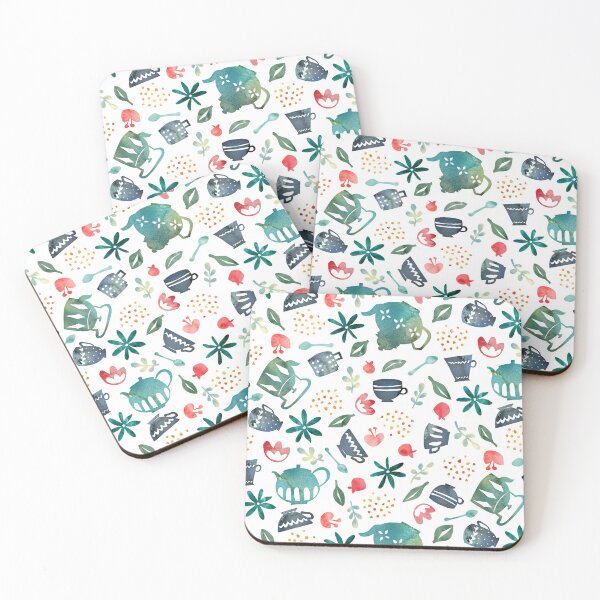Item preview, Teatime cutouts - blue spring designed and sold by movezerb.
