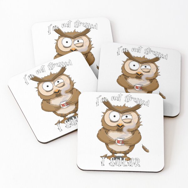 Item preview, NOT STRESSED OWL designed and sold by Lambo-Designs.